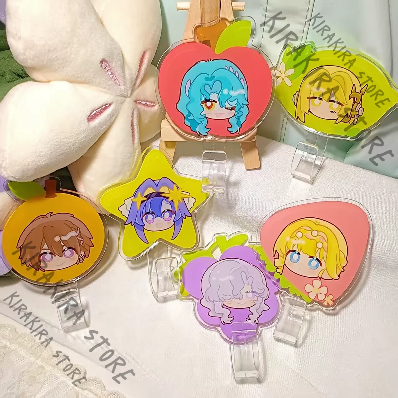 

Reverse:1999 Acrylic hook Adorable kawaii pothook student Cosplay hanging drop Ornaments Voyager Kiperina Name Day Hissabeth