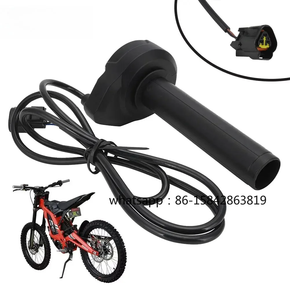 Carbon Fiber Color Throttle Turn Grip Handlebar Accelerated for Surron  X/S Lightbee Electric Dirt Bike Motorcycles Accessories