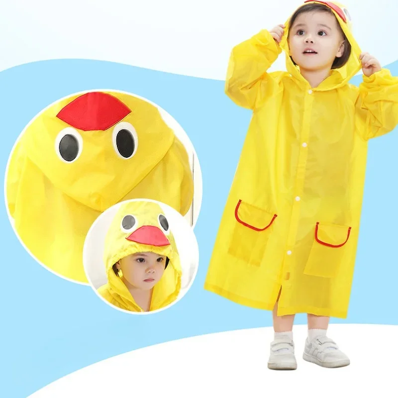 Kids Raincoat Cartoon Animal Style Outdoor Waterproof Kids Raincoat Boys Girls Rainwear Baby Raincoat Children Rain Coat