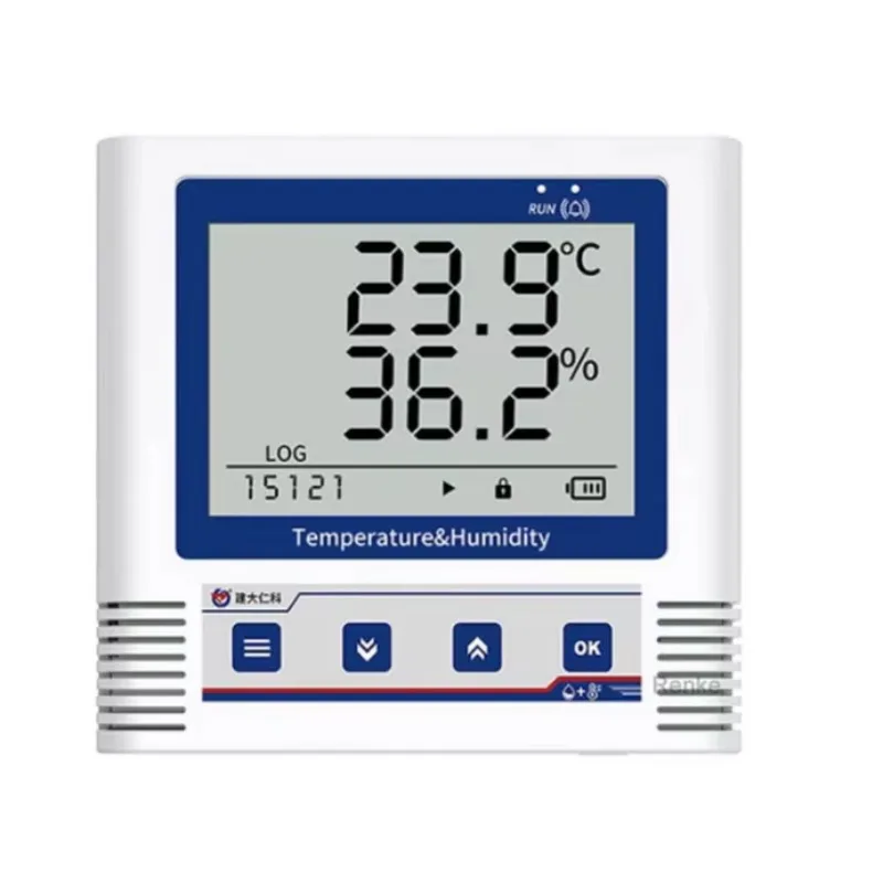 USB Wireless Temperature Humidity Data Logger LCD Digital Thermometer Hygrometer Cold Room Temperature Monitor