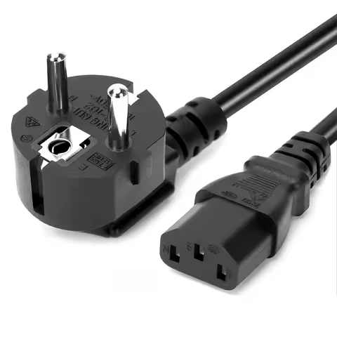 EU Power Cable Euro IEC C13 AC Power Extension Cord 1m 1.5m 1.8m 3*0.75mm For PC Computer Monitor PSU Antminer Printer LG TV