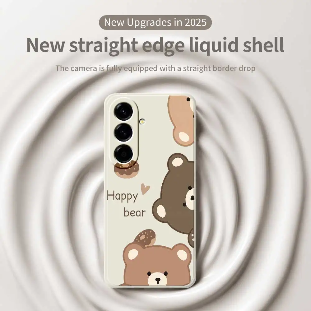 Etui na telefon Cute Bear do Samsung Galaxy A56 A55 A36 A06 A26 A13 A14 A15 A22 A23 A25 A32 A33 A34 A35 A55 A54 A53 A52 A16 5G Cover