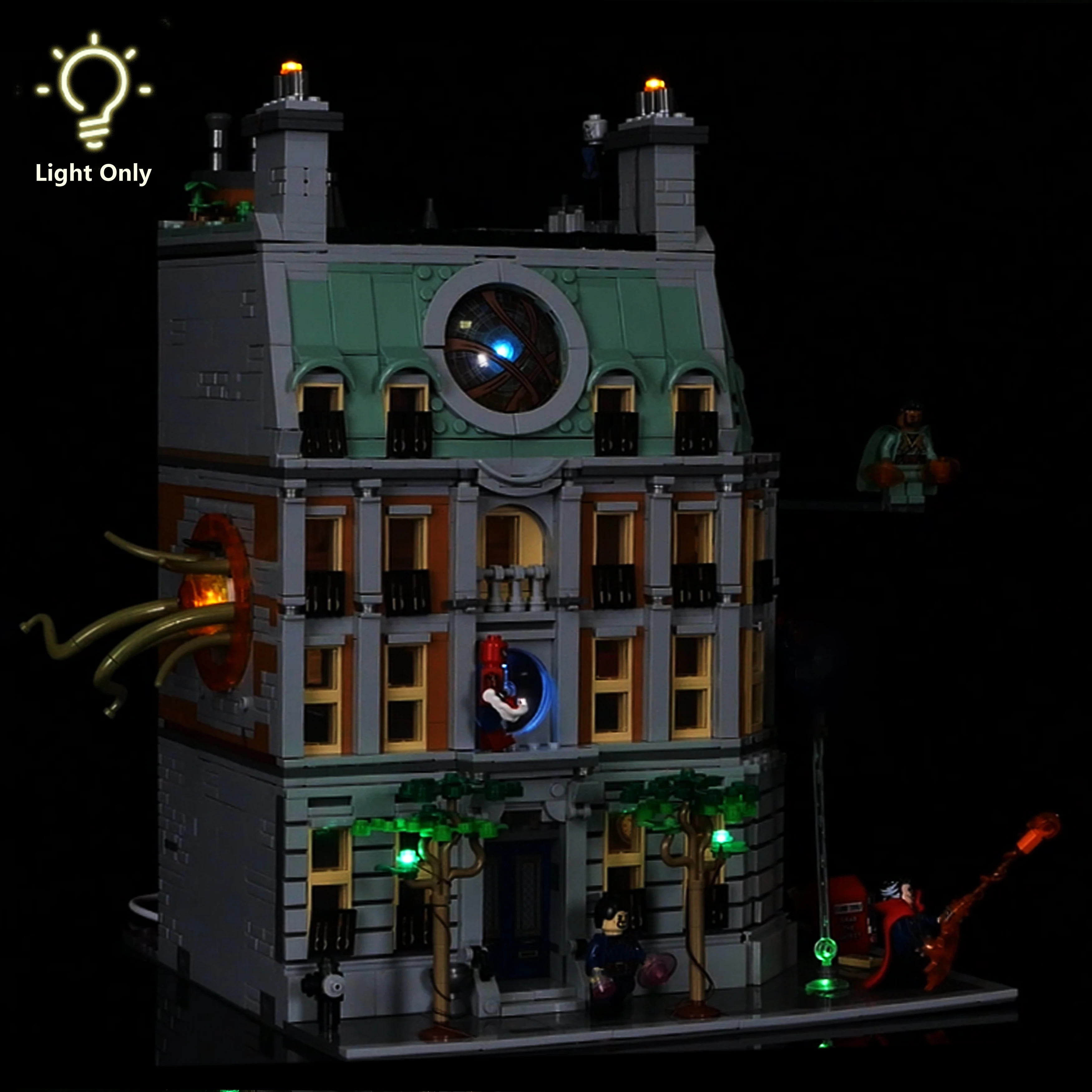 LED Lighting Kit Compatible with 76218 Mystic Wizard Temple Building Blocks Model Decorative Light Set for Display (Lights Only)