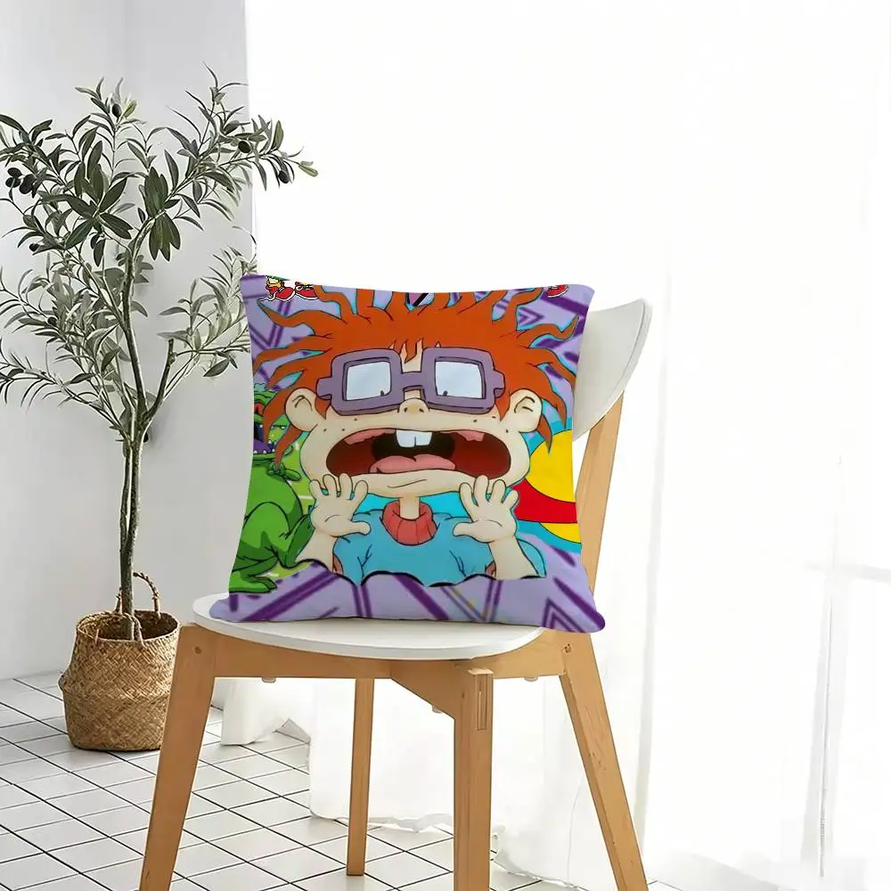 Rugrats-Chuckie Finster  Pillow Case Square Double-Sided Sofa Cushion Cover Bedroom Bedside Pillow Gift