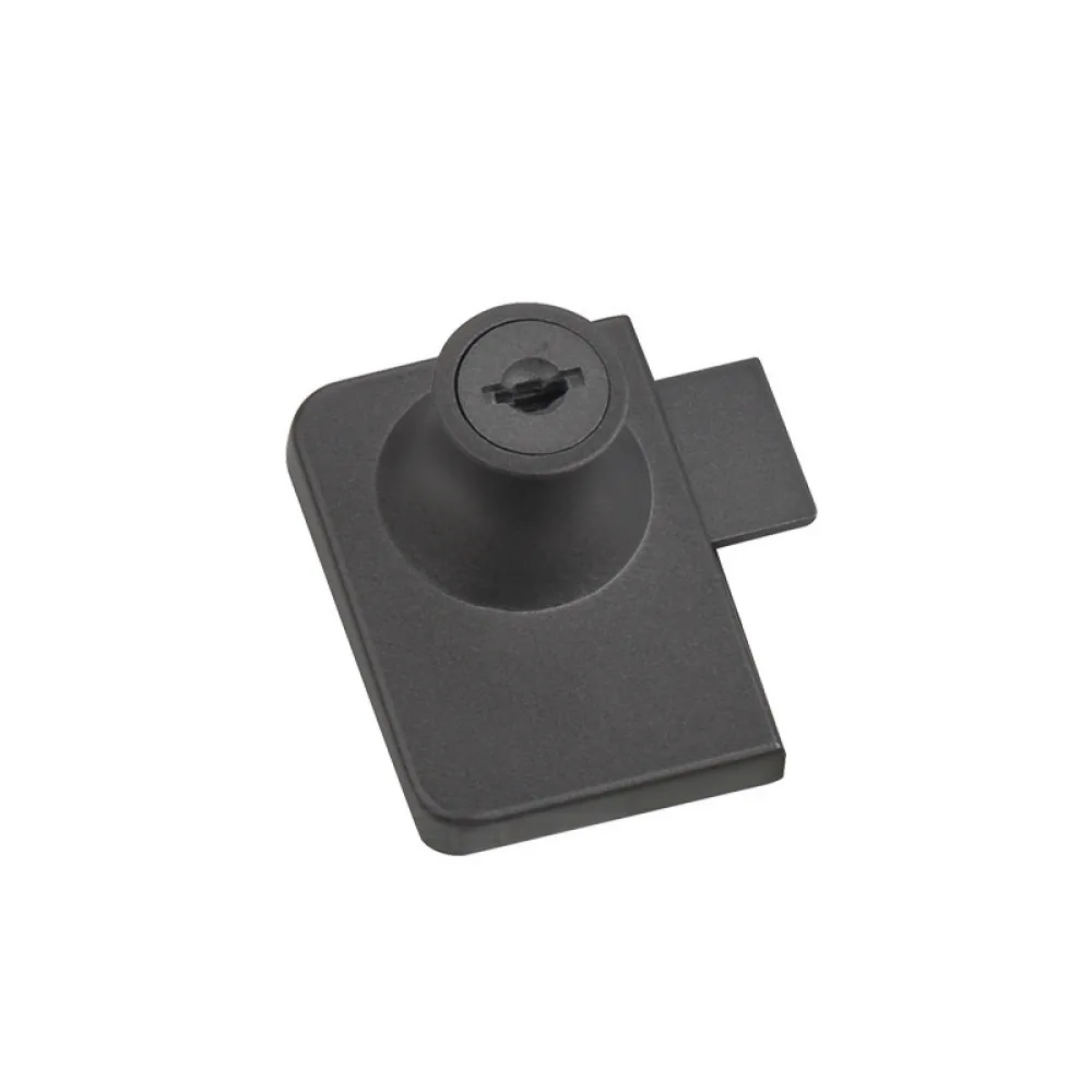Modern Sliding Glass Door Lock Punch Free Stainless Steel Security Hardware For Display Cabinet Showcase Office Storage