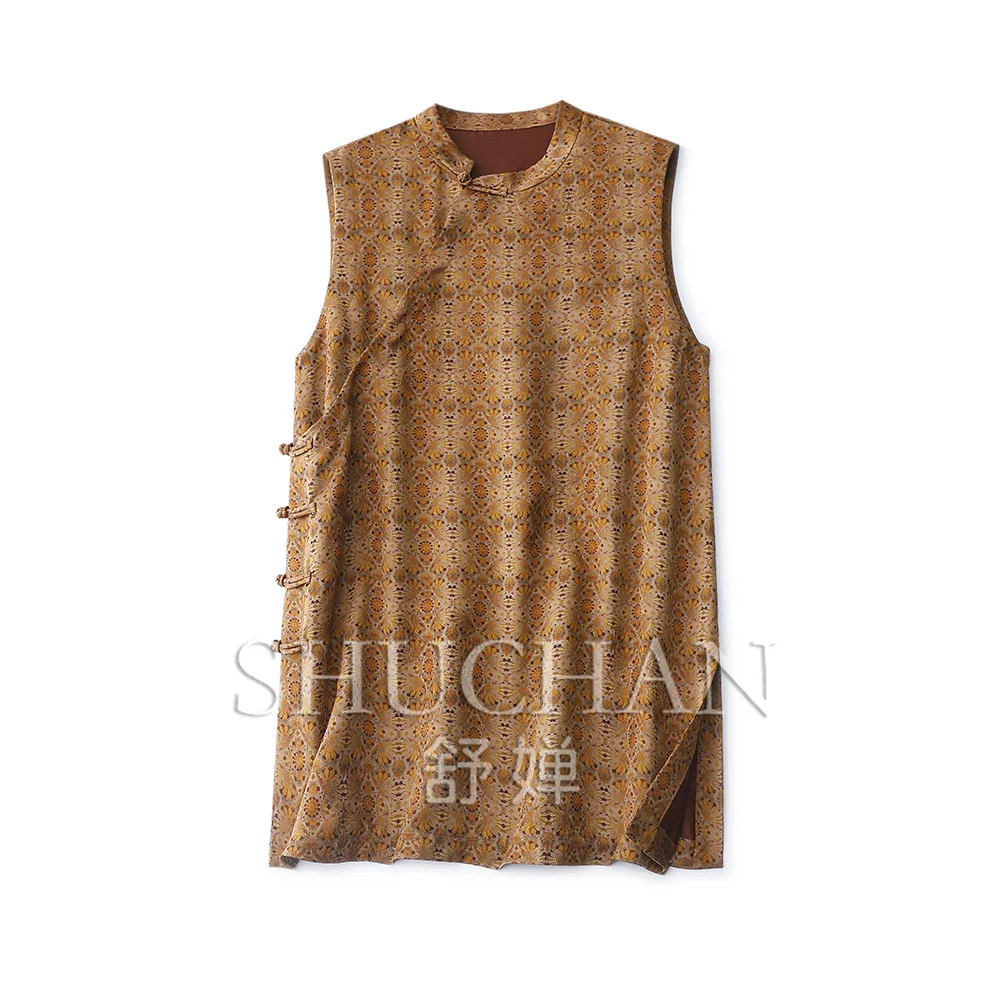 

6А, класс 30, шелковая ароматная пряжа Mumisang, новый китайский жилет, женский летний топ без рукавов