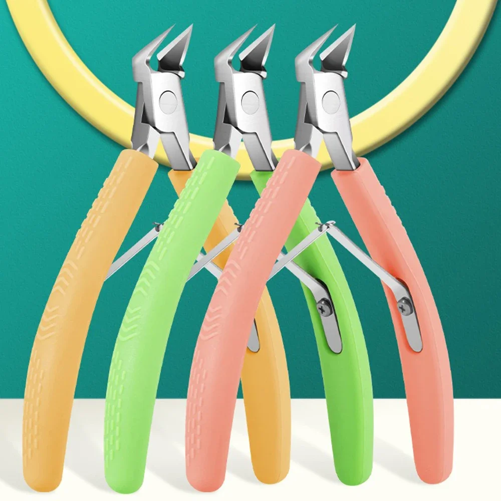 

1Pcs Professional Nail Clipper For Thick Ingrown Nails Wide Opening Non-Slip Long Handle Toenail Cutter Trimmers