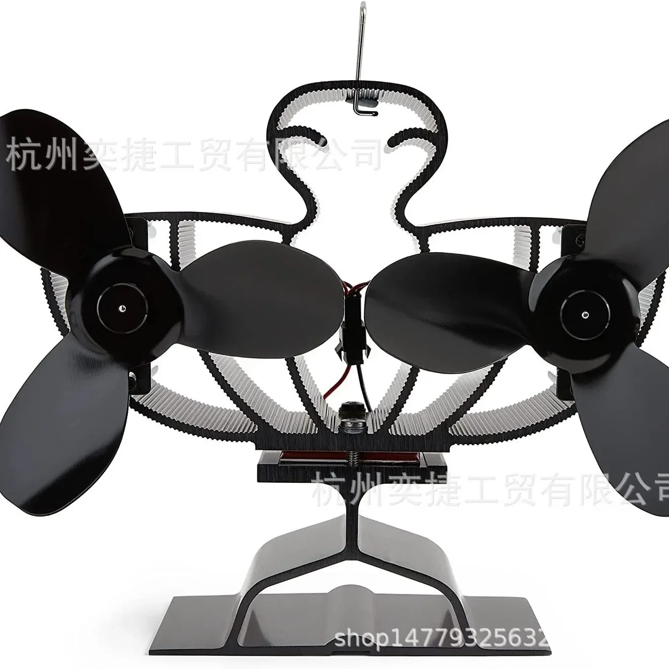 FG9016-6 12.4cm/4.88in Thermal Fan Self-Generated Real Fire for Fireplace Use - No Power Supply Or Battery Required