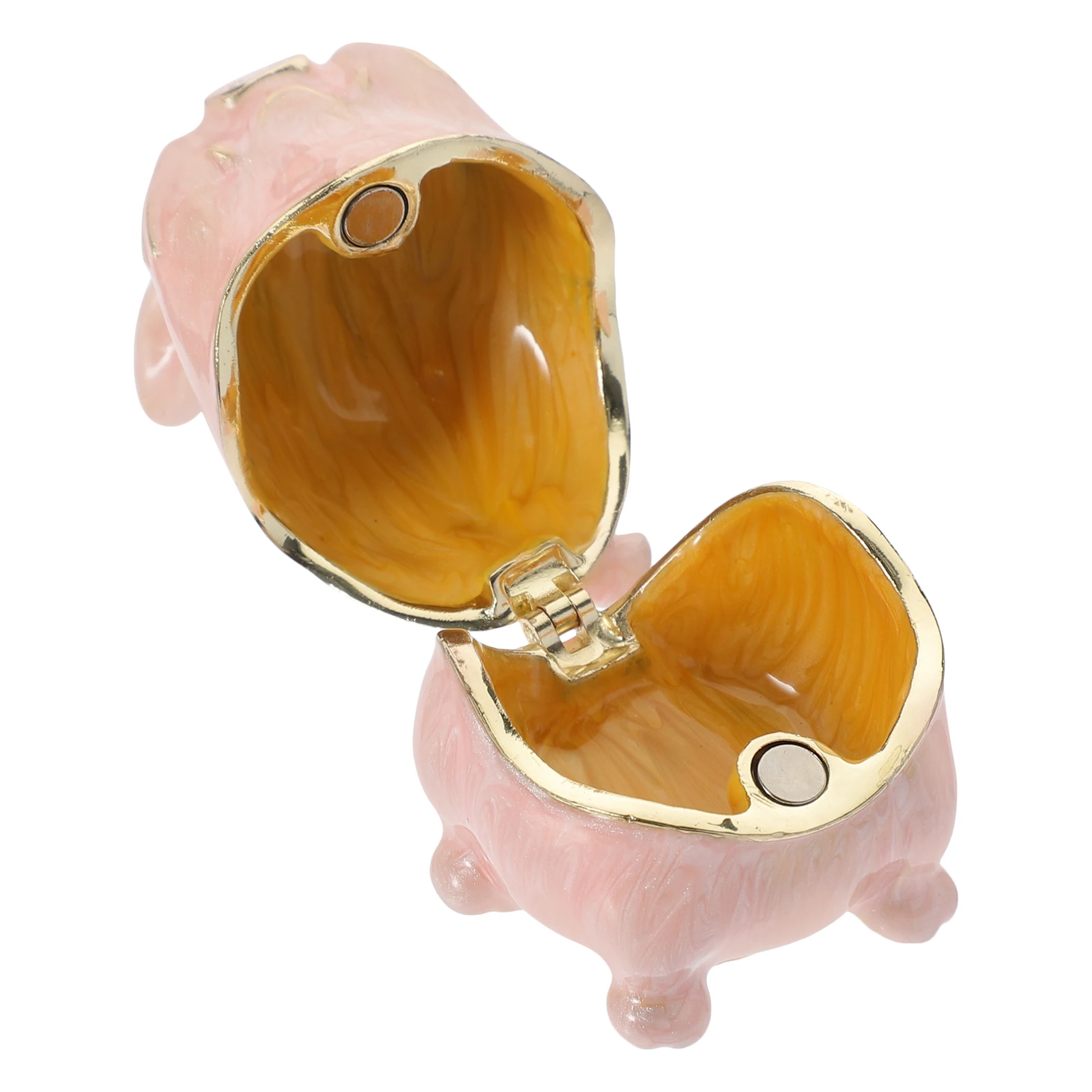 

Cute Pig Jewelry Box Exquisite Storage Case Household Decorative Gift Box Desktop Adornment Ring Earrings Holder Packaging