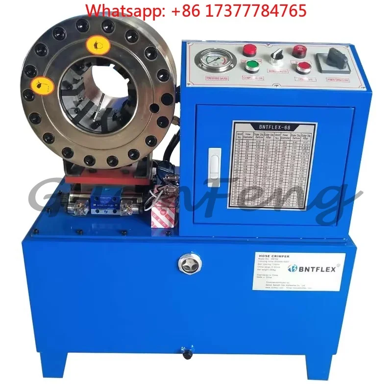factory Automatic 1/4-2'' hydraulic hose Pipe pressing tool crimper Hose crimping Machine
