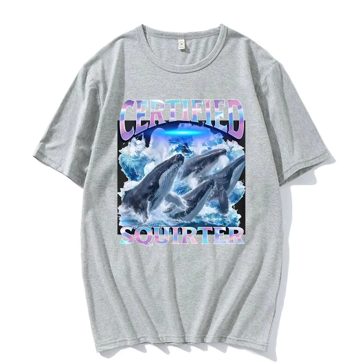 2026 Certified Squirter Funny Offensive Meme Graphic T Shirts Men Women  Cotton T-shirts Hot Sale Short Sleeve Oversized T Shirt