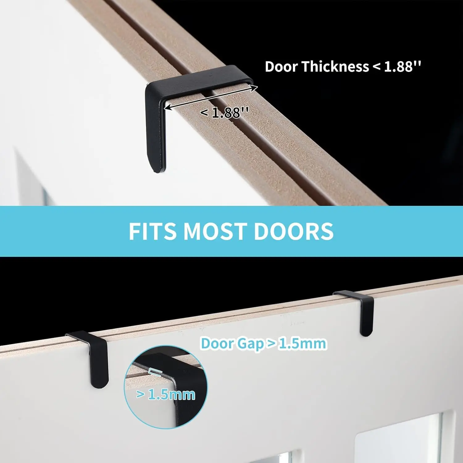 9‑Tier Over the Door Pantry Organizer, Adjustable Metal Door Hanging Storage Rack, Heavy Duty Door Mount Basket Shelf