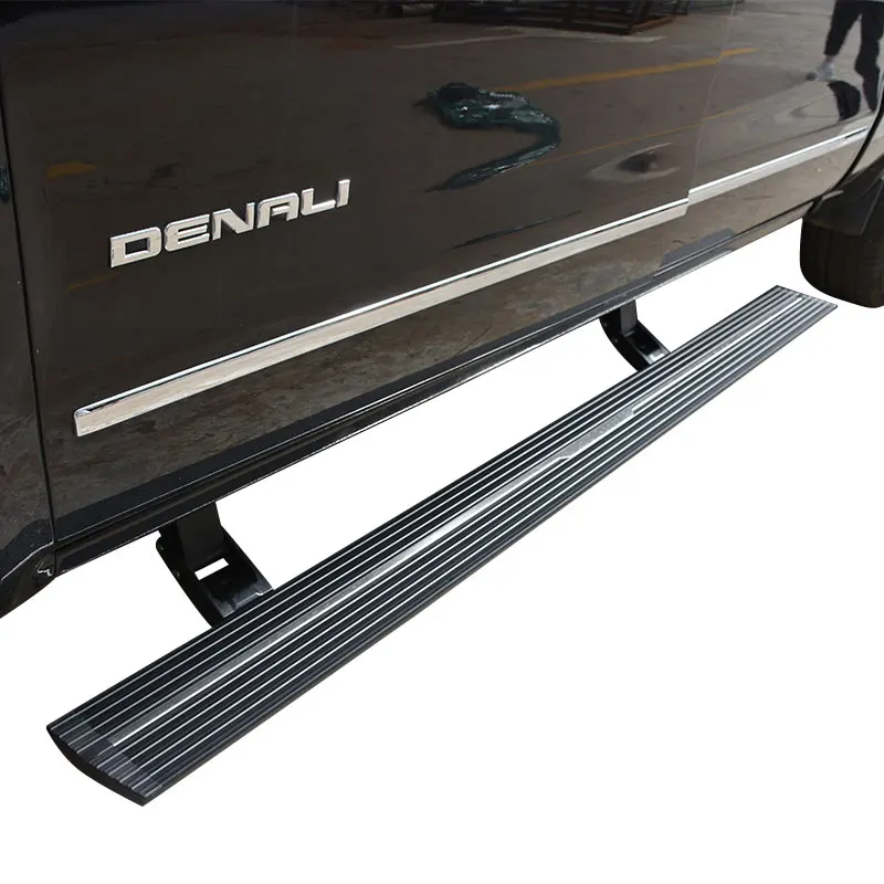 

Factory Wholesale Aluminum Threshold Powered Running Board Electric Side Step for GMC SIERRA 2 Door 4door 14-18 19-23