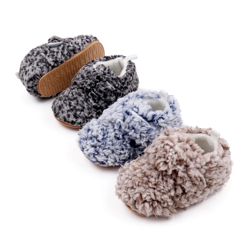 

Winter Baby Shoes Soft and Warm Style Anti-slip Sole Toddler Boys and Girls Prewalking Shoes High Quality Comfortable BMB3118