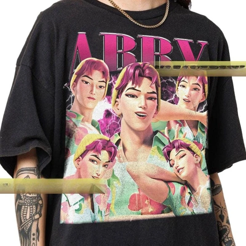 

European American Limited Abby Saja Boys Kpop Demon Hunters Shirt, Vintage T-Shirt, Gift for Women and Man Unisex T-Shirt