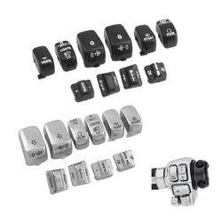 Motorcycle Switch Cap Button Cover For Harley Touring Road King Electra Road Glide 96-13 FLHTCU FLHTK FLTR FLTRU 09-13 FLHTCUTG