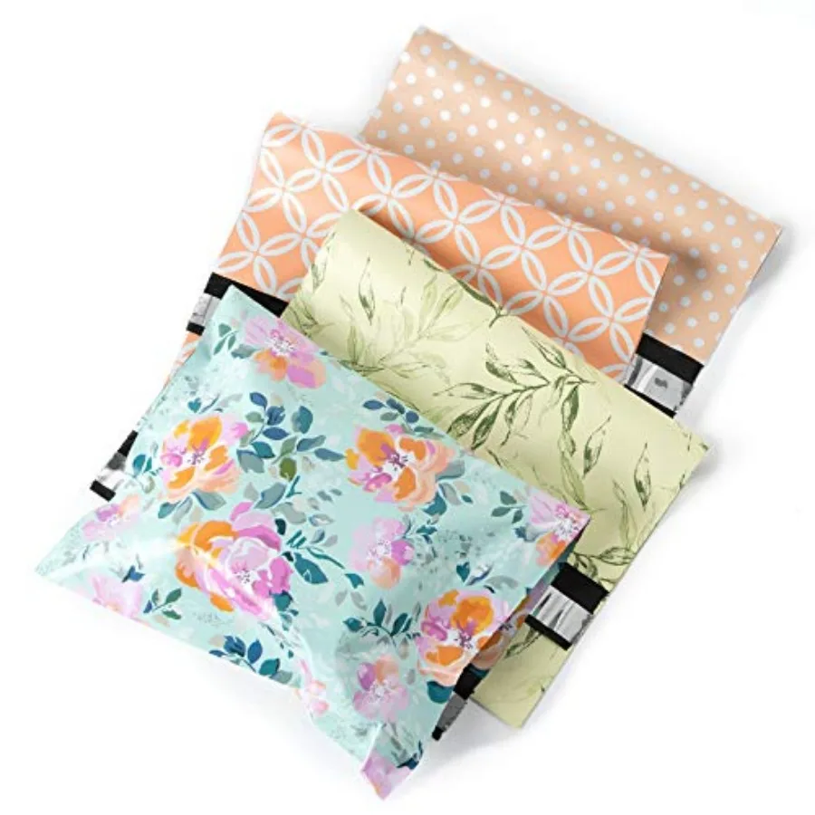 

Poly Mailers Shipping Bags Pretty Thick Self Adhesive Mailing Envelopes, 10x13 Inch, 40 Pack - Spring