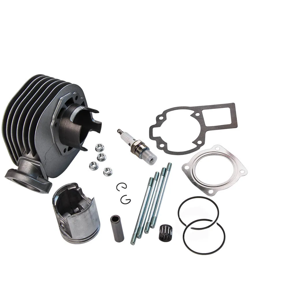 Zestaw głowicy cylindrów silnika dla Suzuki Kawasaki Quadsport LT 80 87-06 11210-40B01 pierścienie uszczelka świeca zapłonowa Quad