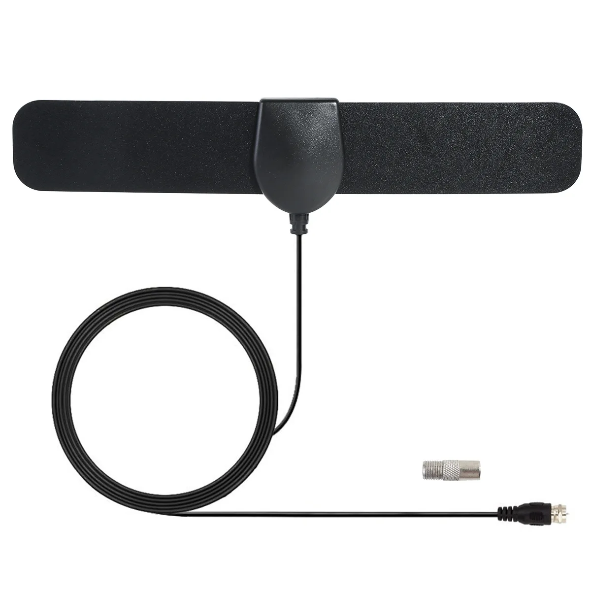 Thin film black strip ground wave antenna HDTV antenna European and American indoor high-definition TV antenna dvb-t2 ATSC