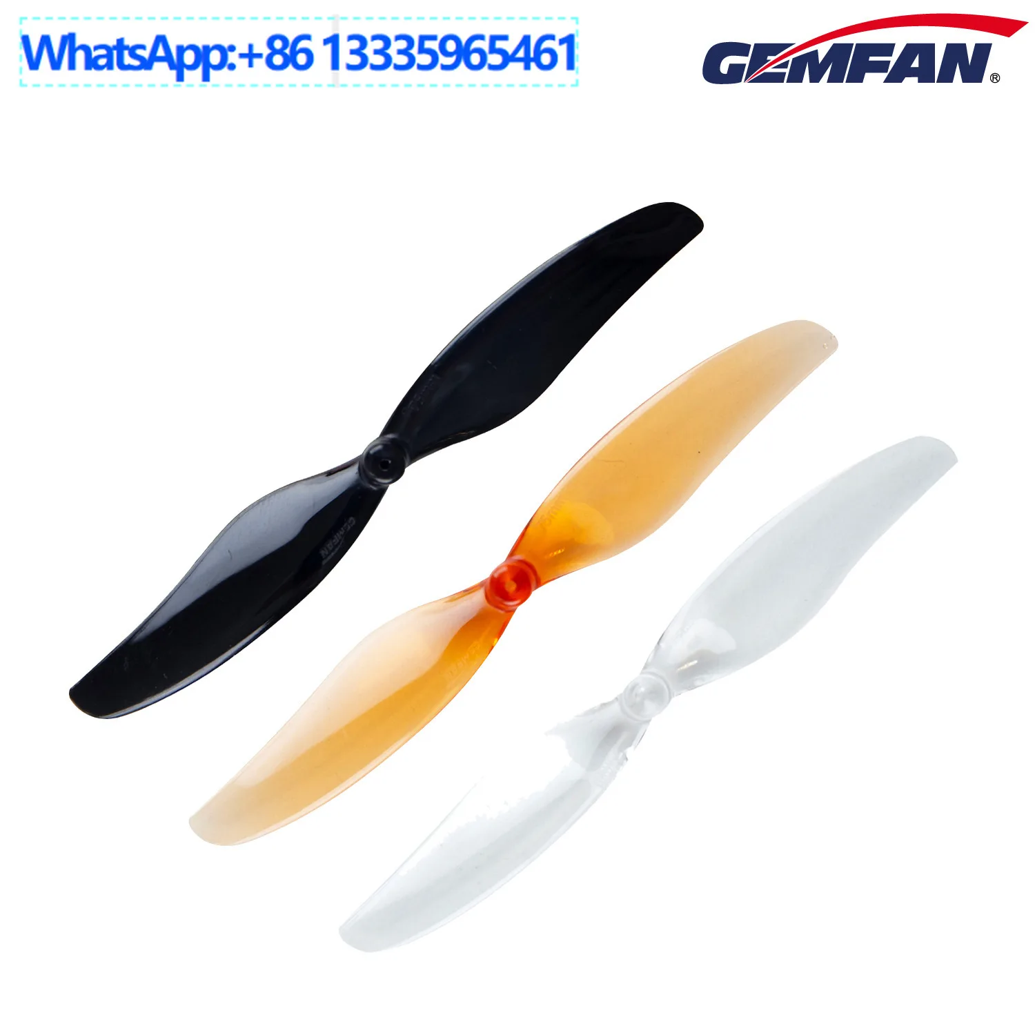 Qianfeng 75mm two-leaf paddle 3-inch toothpick machine, crossing machine paddle 75mm model aircraft crossing machine propeller