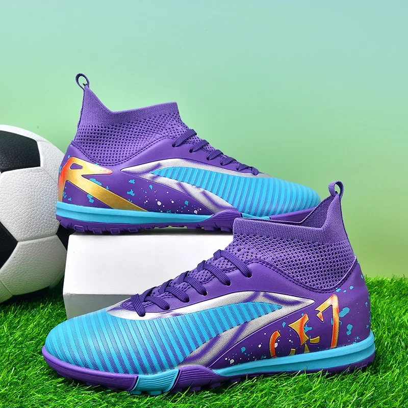 

Professional Men Football Shoes TF/FG Society Cleats Soccer Shoes Indoor Training Football Field Boots Sneaker Non Slip Sports