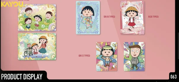 Whole Box Kayou Genuine Chibi Maruko Chan-Collectible Card Game-Eternal Edition Sea-Series 1 Toy Collection Card Anime Toys Gift