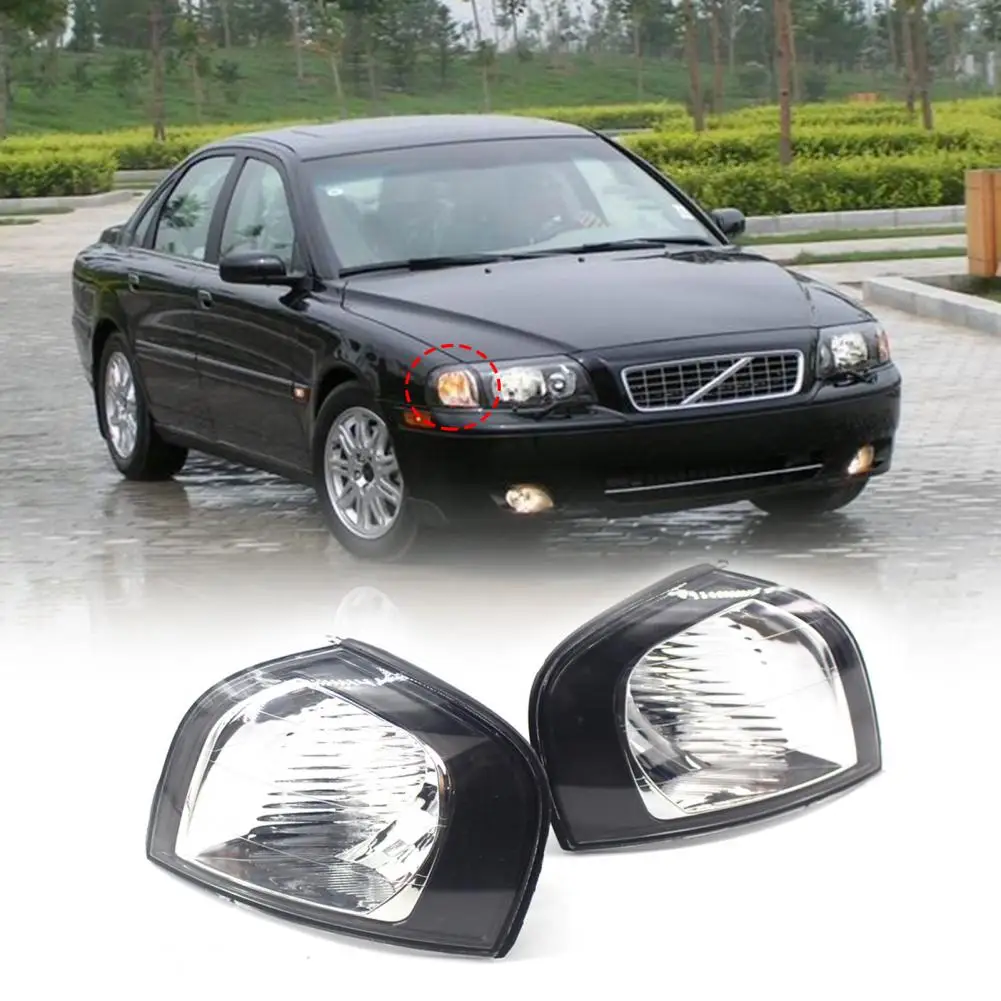 Corner Light Cover Left/Right Parking Lamp Cover Housing 30655423 30655422 Small Corner Light Bezel for S80 99 06