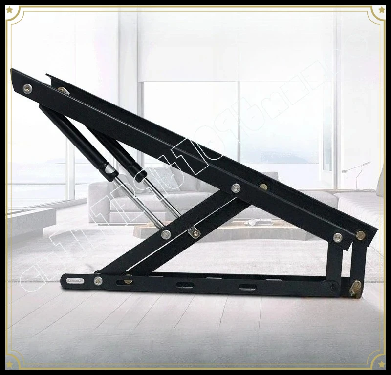 Double Frame Lifting Hydraulic Rod Telescopic Bed Pneumatic Furniture Tatami Support Rod High Box Lift