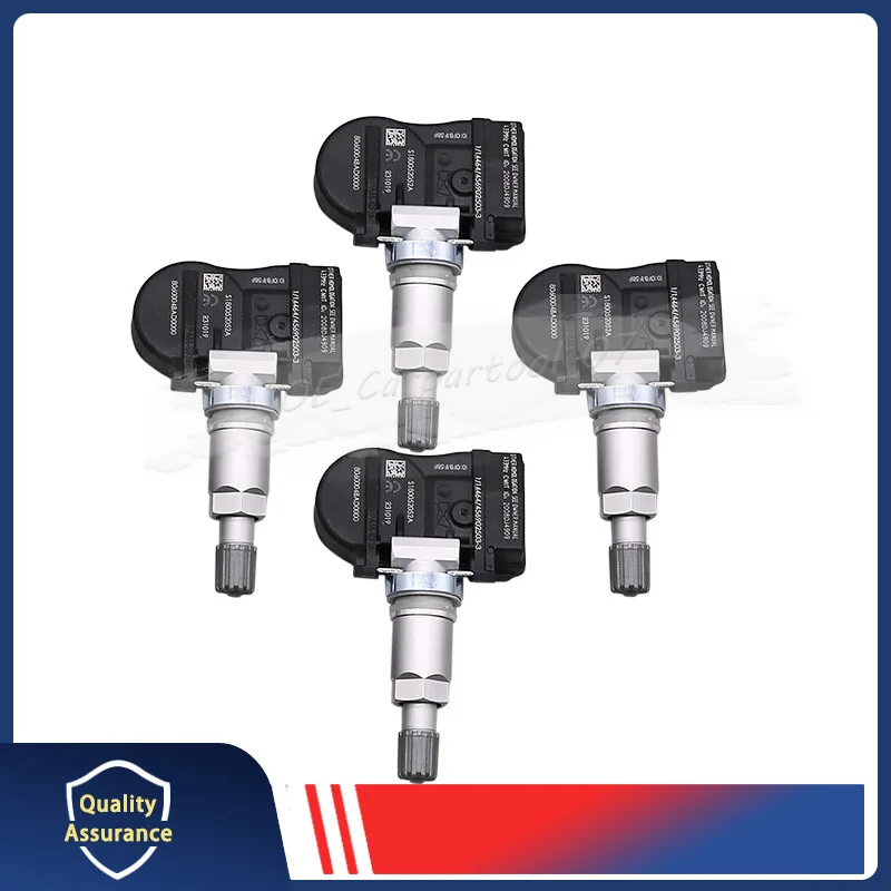 8060004BAD0000 مستشعر مراقبة ضغط الإطارات 4 قطعة/الوحدة لـ 2016 2017 2018 2019 Trumpchi GA3 S GA6 GA8 GS4 EV TPMS 433MHZ