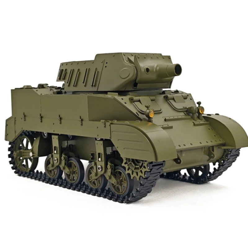 1/16 RC Tank World War II Tank US M8 how itzer Motor Carriage with Smoke Turret Rotation 360° Tempo Adult Kids Model Tank