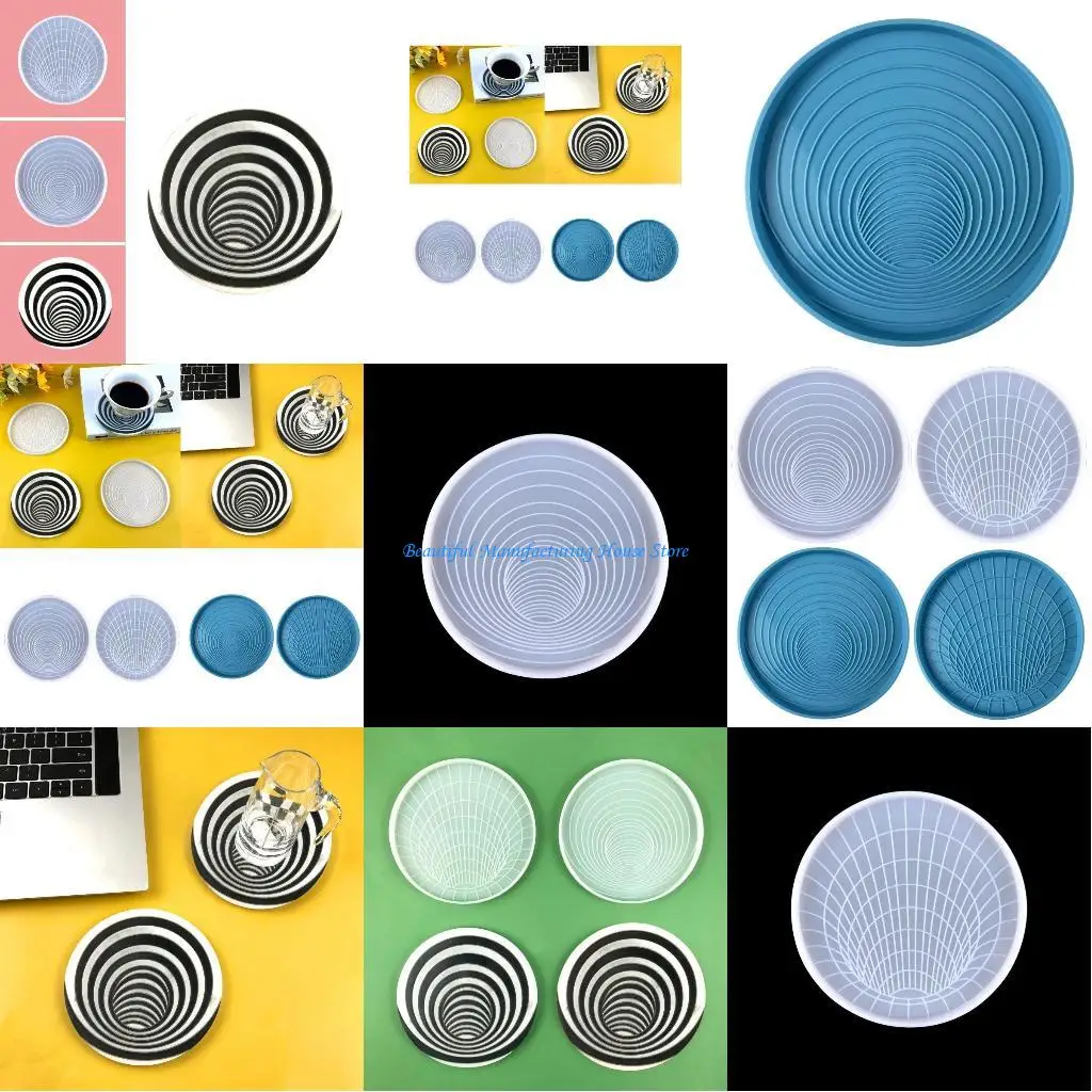 

E56A Tea Table Decoration Silicone Mold Home Decoration Resin Casting Mold