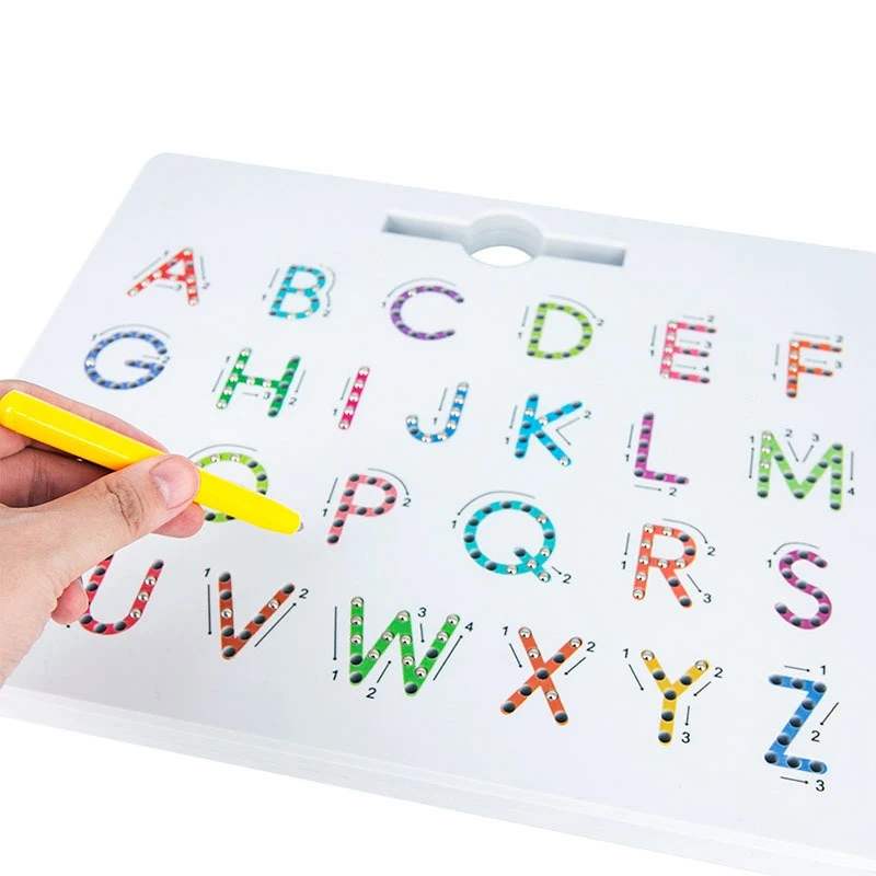 abwe-2pcs-magnetic-alphabet-trace-board-double-sided-upper-lower-case-letters-writing-practice-kids-learning