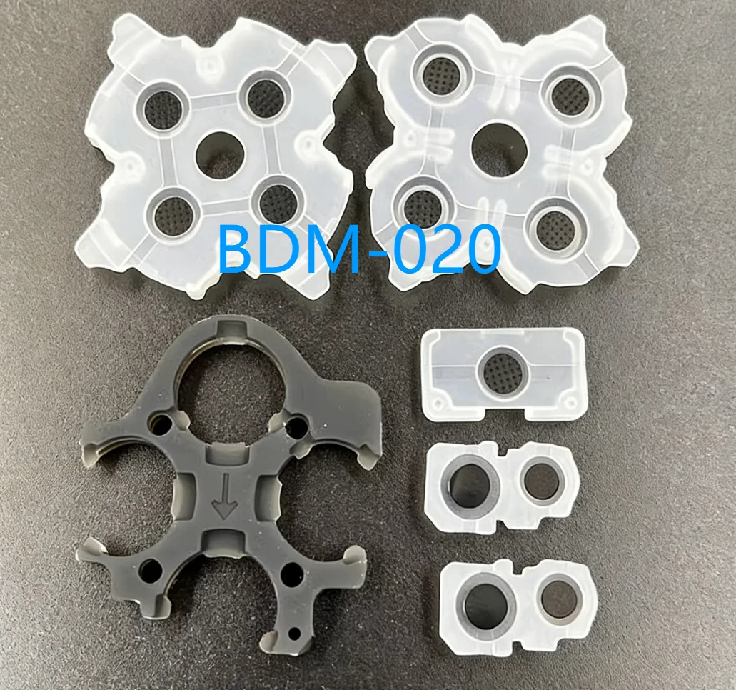 40set Silicone Conductive Rubber Pads Replacement for PS5 joystick BDM 010 020 030 L1 R1 L2 R2 Adhesive Button Changing Keypad