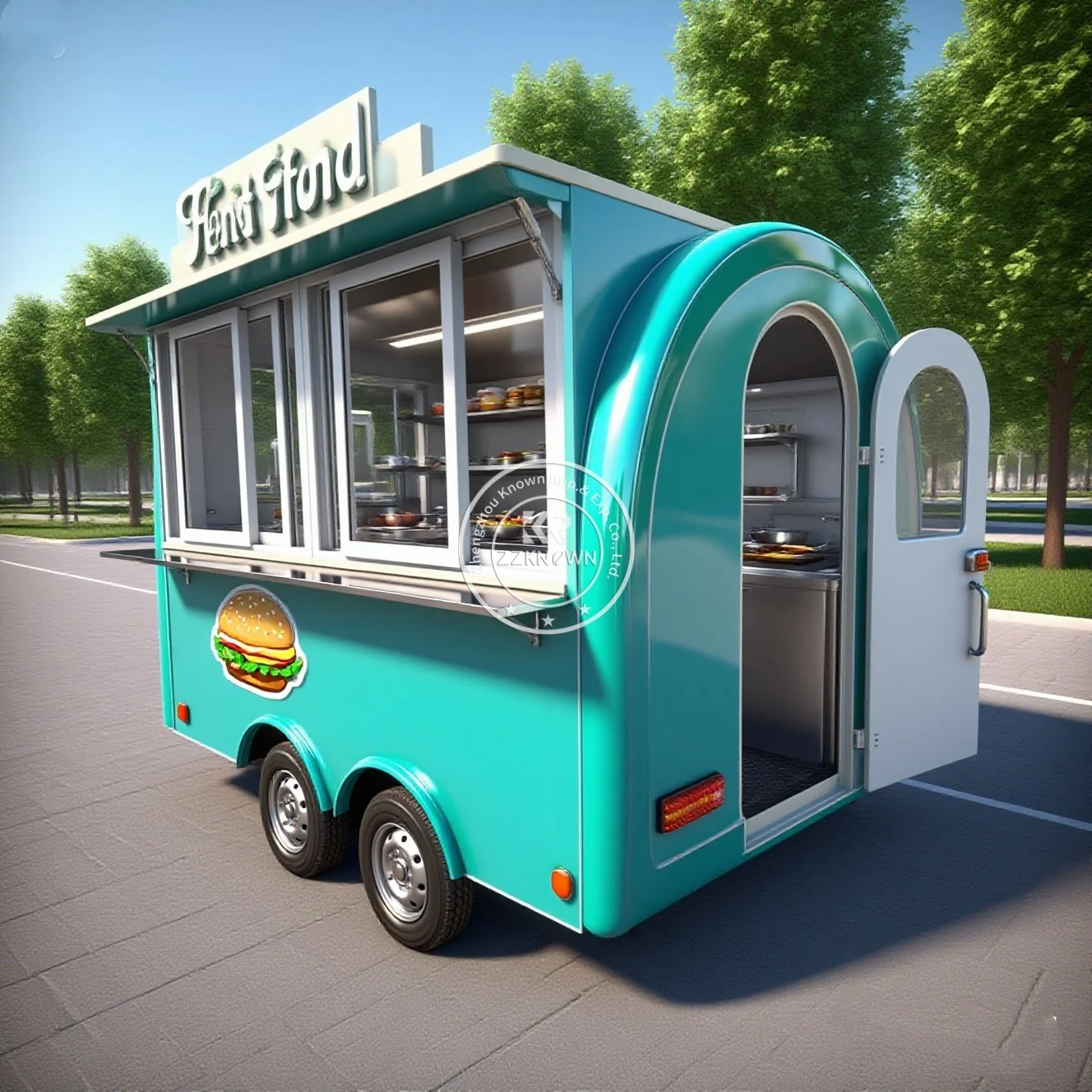 Precio al por mayor, camiones de comida rápida, remolque de comida móvil callejero, Pizza, Taco, furgoneta expendedora de alimentos, remolque de Catering, carrito de helados a la venta