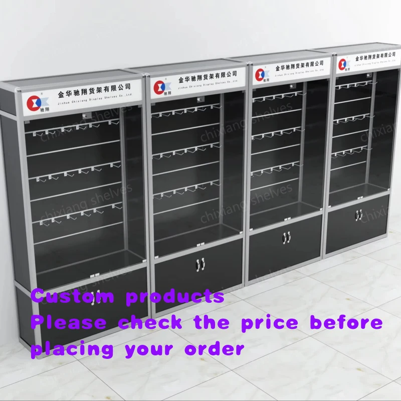 

custom.Custom Aluminum Shelf Wall Shelf Mount Partition Rack Display Supermarket Shelves Cabinet with