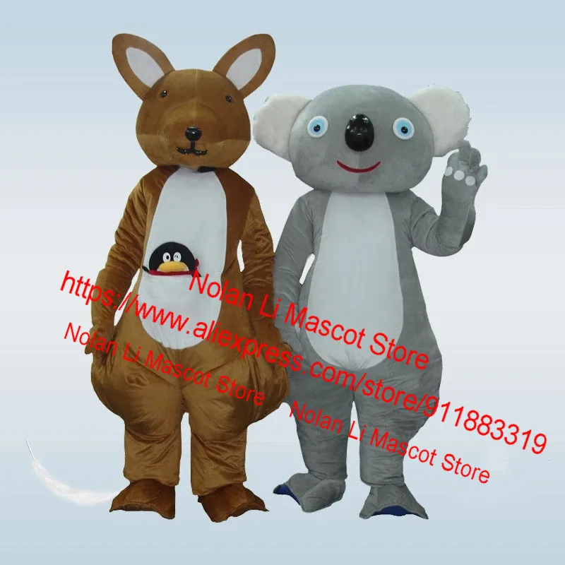 

Hot Selling Adult Cute Koala Kangaroo Mascot Costume Fancy Advertising Game Cartoon Suit Animal Role-Playing Party 1291