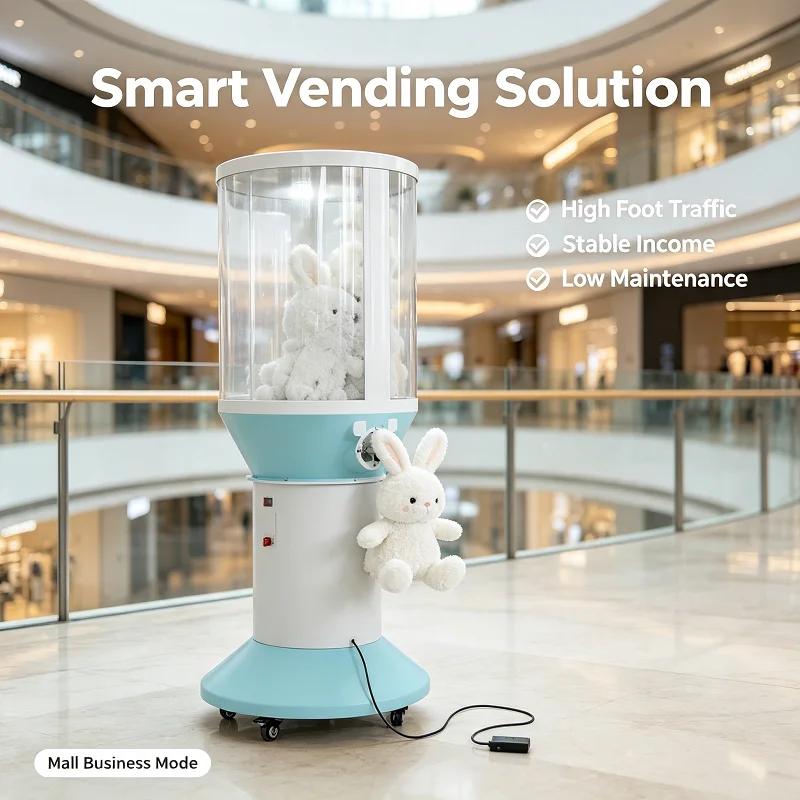 Teddy Bear Stuffing Machine,Cotton Dispenser Vending Machine Stuffed Animal Automatic Filler Plush Toy for Recreation Zone