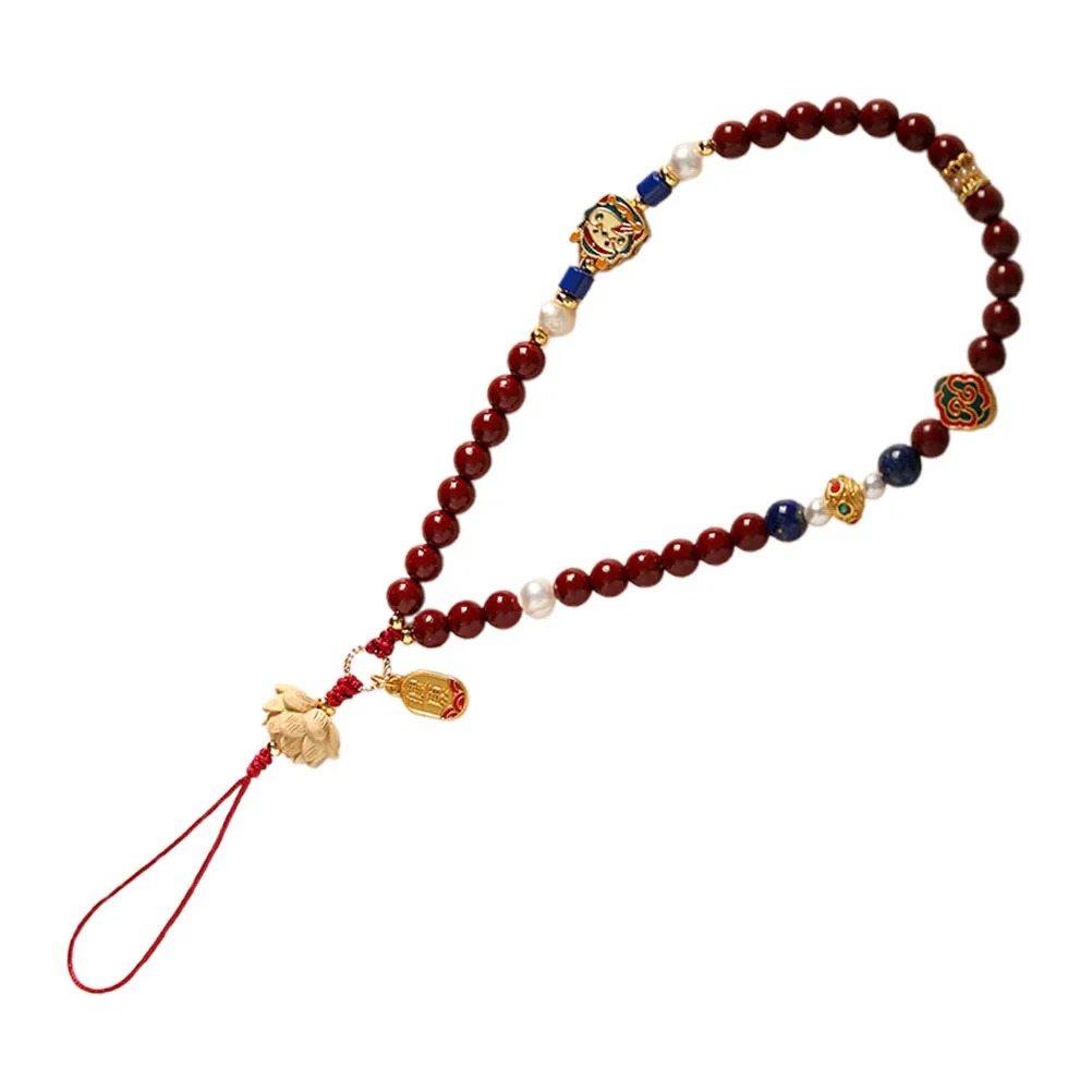 

Car Key Chain Phone Charm Cute Strap Decorative Hanging Rope Durable AntiDrop Multifunctional Longlasting Beaded Lanyard Wrist