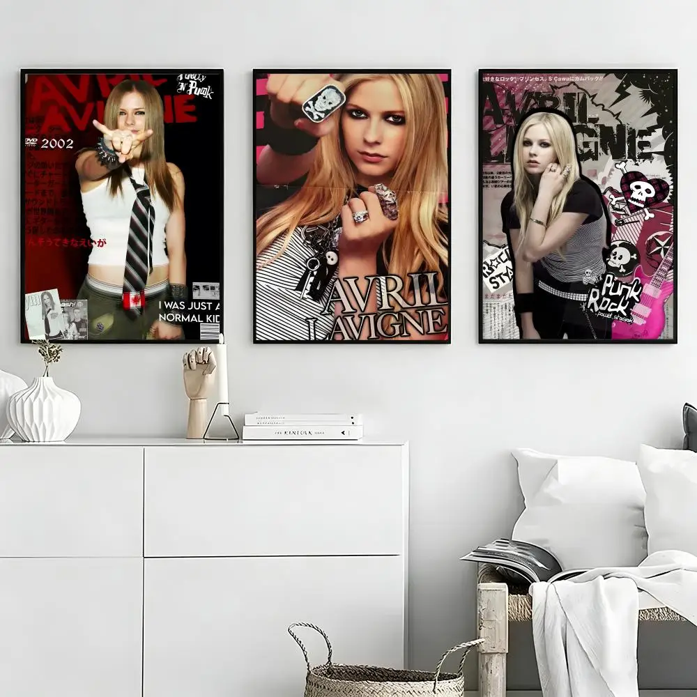Singer Avril Lavigne Poster High-definition  poster stickers, suitable for bedroom, living room, home decoration