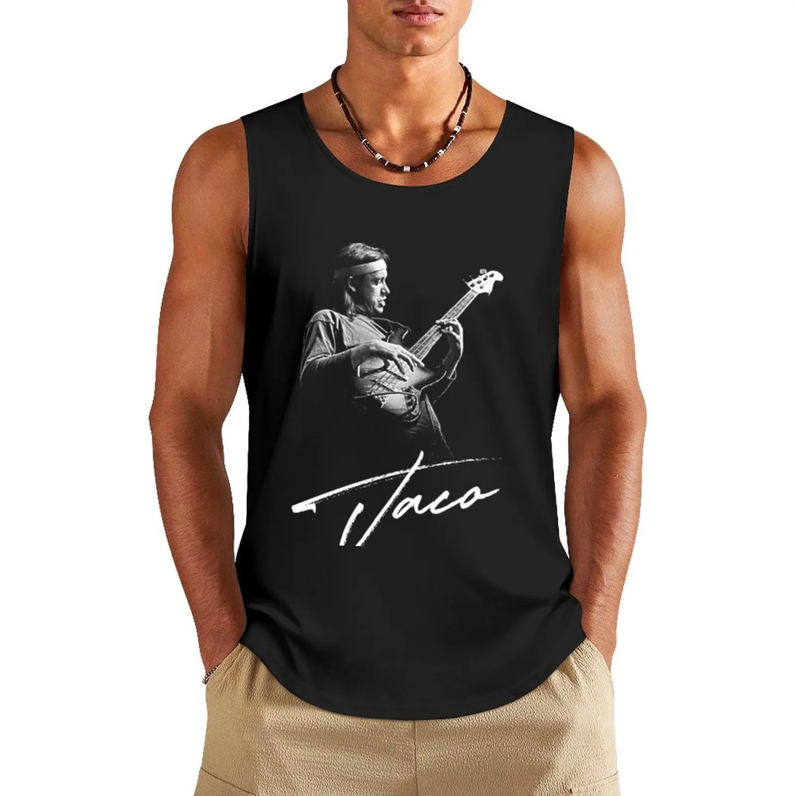 Camiseta Jaco PastoriusJaco Pastorius ____ Bassist Fan Art Design Tank Top Ropa deportiva Ropa de culturismo hombre