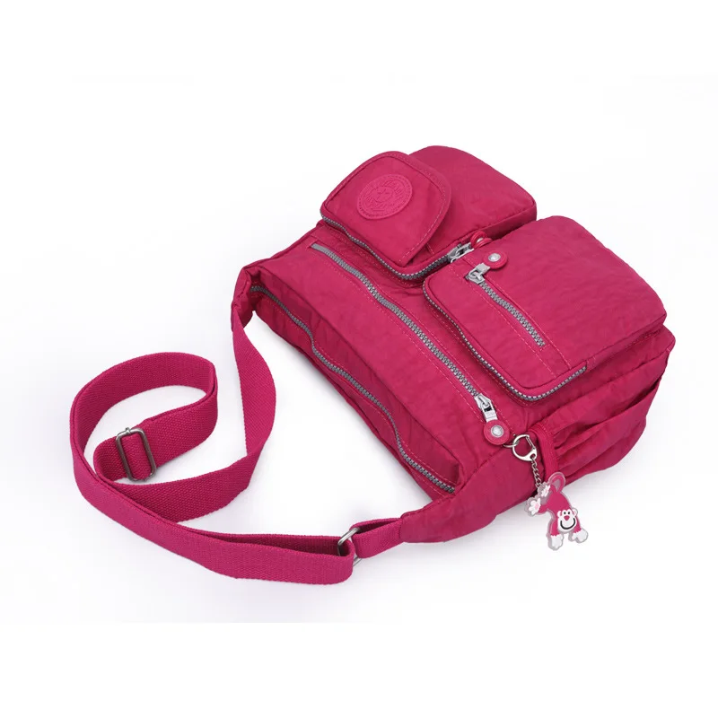 New Water Resistant Womens Crossbody Bag Korean Style Medium Shoulder Large Capacity Lightweight Commuter Travel Office Handbag
