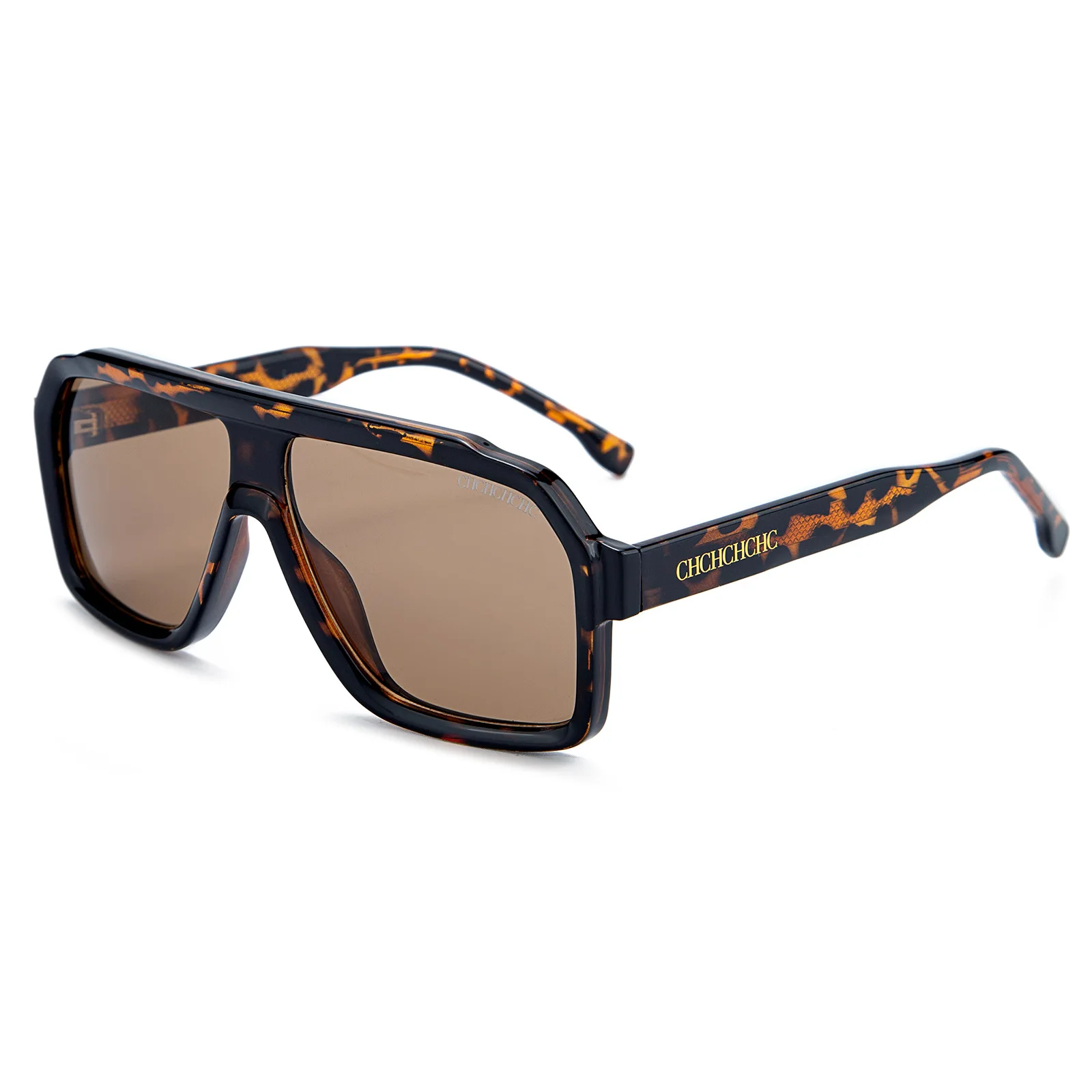 

Classic Oversized Aviator Sunglasses Men 2026 New Metal Temples Pilot Sun Glasses Fashion Designer UV400 Trendy