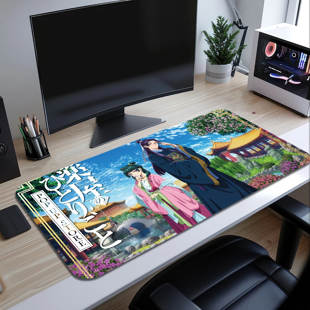 m-maomao-the-apothecary-diaries-Коврик-для-мыши-Настольный-коврик-Большая-нескользящая-клавиатура-с-защитой-от-потерь-Эргономичная-офисная-резиновая-ПК-Домашний-на-заказ