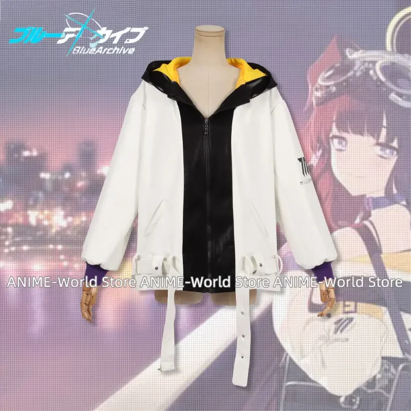 Jogo Azul Arquivo Snekozuka Hibiki Cosplay Costume para Mulheres, Fato de Festa Bonito, Casaco, Top, Calças, Dia das Bruxas, Roupas de Carnaval, Custom Made