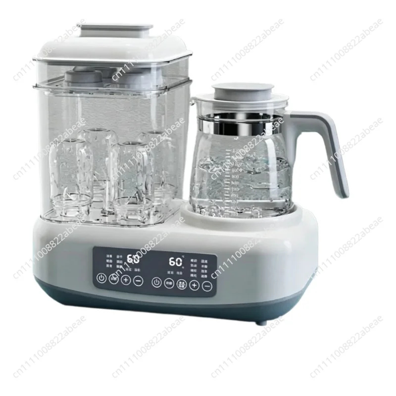 2-in-1 Baby Bottle Sterilizer and Dryer with Warmer, Automatic Electric Steam Sterilization for Infant Care, BPA-Free