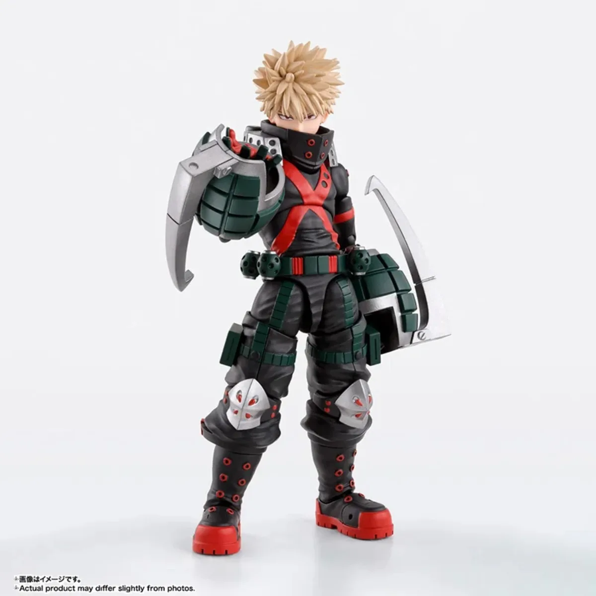حقيقية بانداي الأصلي بطلي الأكاديمية نموذج لجسم أطقم SHF شخصيات كرتونية Bakugou Katsuki عمل نموذج اللعب هدية الكريسماس #2