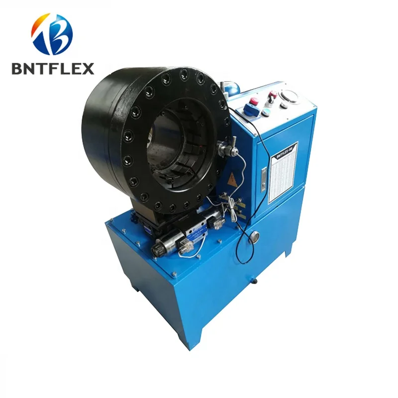 For 3KW P32 P20 Hydraulic Hose Automatic Crimping Machine 380V/220V Pump 1 Year Warranty Easy to Operate