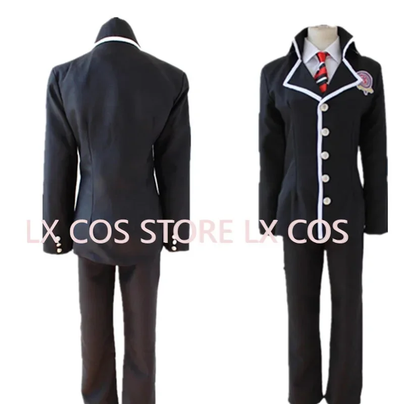 Anime Ao no Exorcist Cosplay Blue Exorcist Okumura Rin Cosplay Costume School Uniform Men Outfits Blue Short Wig Ears Shoes