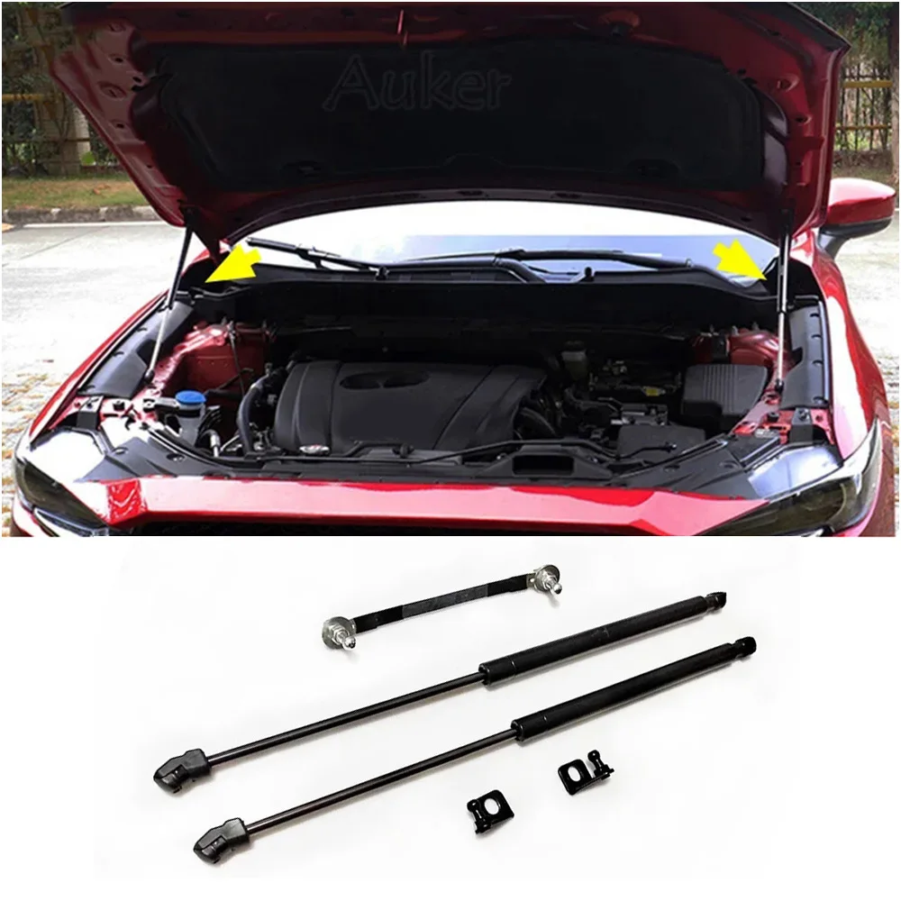 For Mazda CX-5 CX5 2017 2018 2019 2020 KF Car Refit Bonnet Hood Supporting Rod Strut Bars Lift Spring Shock Bracket  Styling