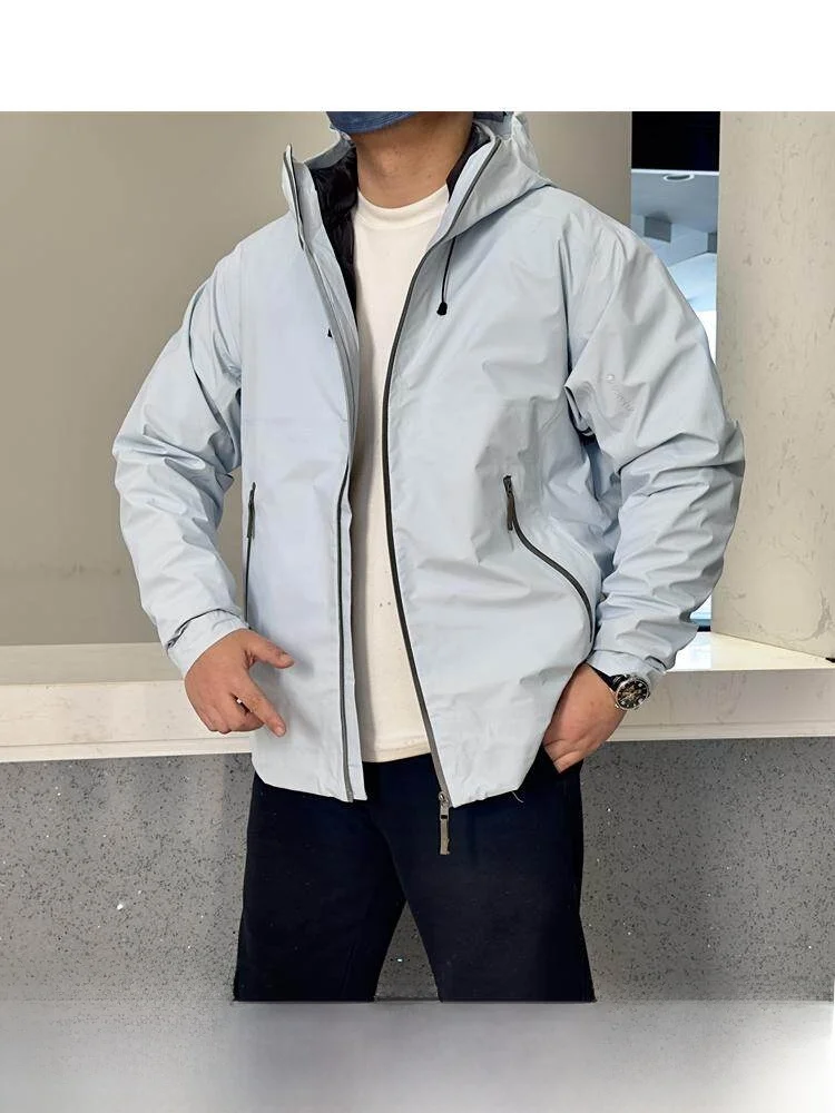 

LT Series Hard ell Tee-in-One down Jaet Men's Winter Outdoor Floing Jaet Du down Fill Color Youth Sle